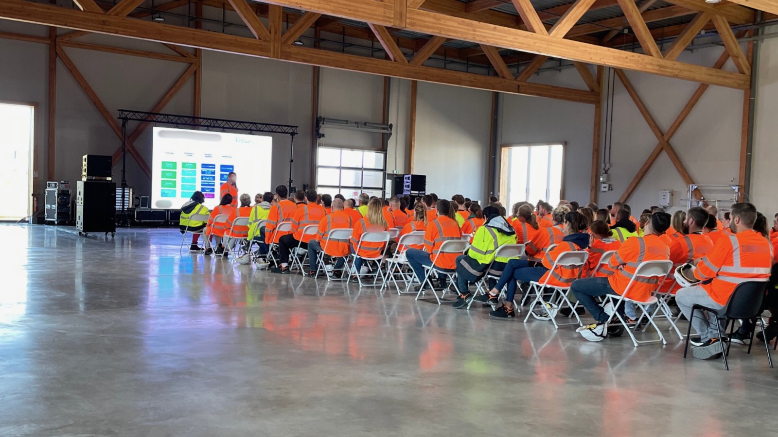 Installation de stands d'entreprises ou de collectivités sur salon ou foire Chambéry Savoie 73