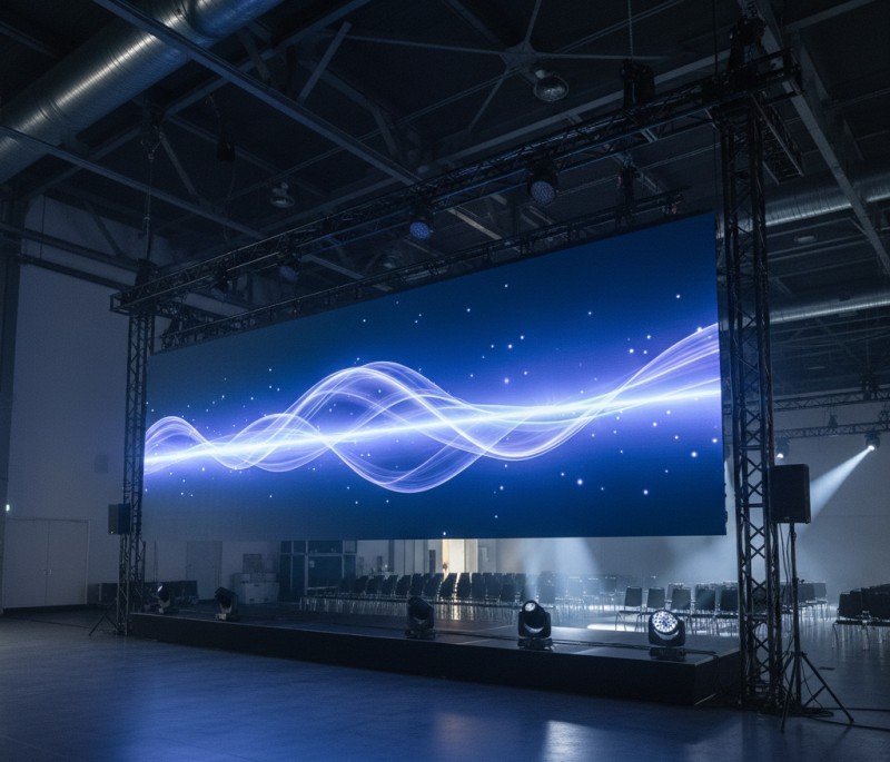 Location d'un écran géant Led à Lyon et dans toute la région Auvergne Rhône Alpes pour une prestation technique événementielle professionnelle