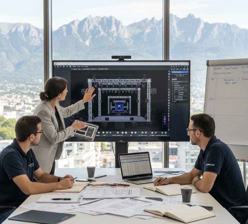 Prix d'une installation audiovisuelle à Grenoble Technilive spécialiste de l'évènement culturel et sportif